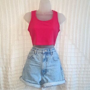 SHEIN Vibrant Pink Top